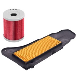 XuLong Air Filter Oil filter Compatible with Yamaha Scooter YP400 YP 400 Majesty 2014 / YP400 YP 400 2013-2019