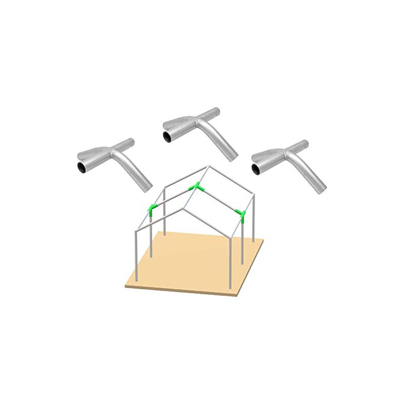 Canopy Tent Fittings 1-3/4" Connectors 3-Way, 4-Way Set for Shelter,