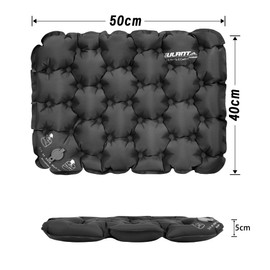 ONTYZZ Inflatable Seat Cushion for Stadium Portable Travel Cushion Lightweight Camping Cushions Waterproof Air Cushion Foldable Outdoor Cushion for Bench Beach Lawn Floor