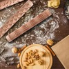 TALOEYH 6 Styles Modelling Pattern Roller, Wooden Texture Roller, Handmade