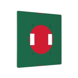 WZYWHJ Flag of Bangladesh Prints Decorative Wall Plate 4.5x4.5 Inches Durable and Stylish for Residential and Commercial Areas