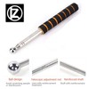 ZatRuiZE Telescopic Inspection Hammer - 120cm Retractable Hollowing Drum Hammer