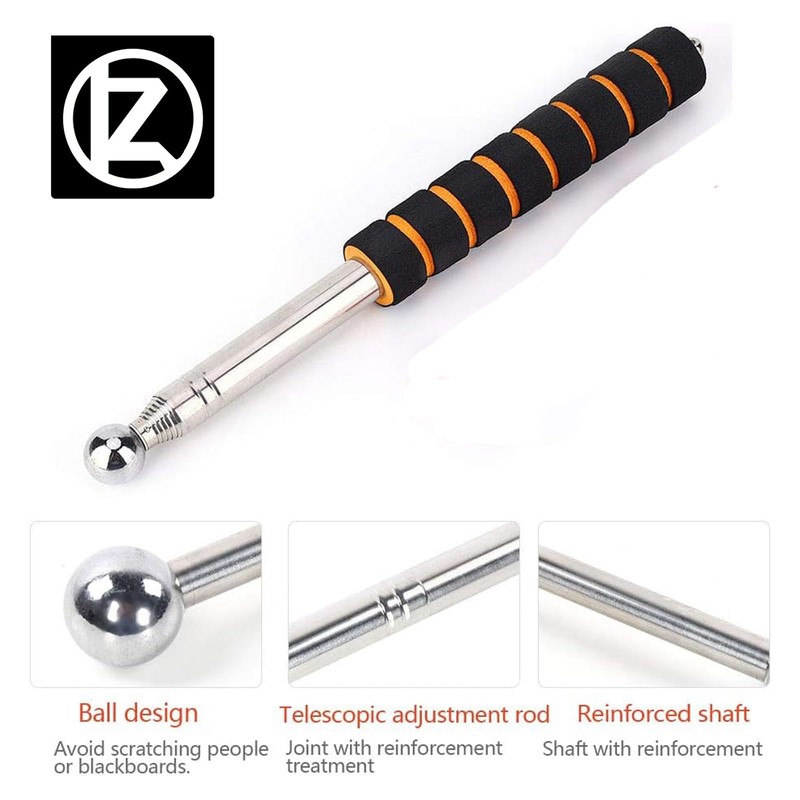 ZatRuiZE Telescopic Inspection Hammer - 120cm Retractable Hollowing Drum Hammer