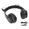 B39 Cat Ear Bluetooth Headset Cute Adjustable Bass Portable Wireless