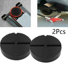 Geartronics 2Pcs Jack Pads Rubber Pad Adapter Car Truck Cross Slotted Frame Rail Floor USA
