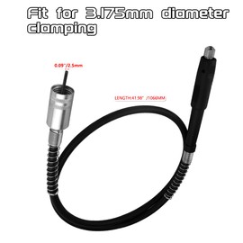 WMYCONGCONG Flexible Drill Shaft Extension Universal Flexible Shaft Adapter Drill Rotary Tool Attachment with Wrench for Dremel Rotary Grinder Woodworking Tools