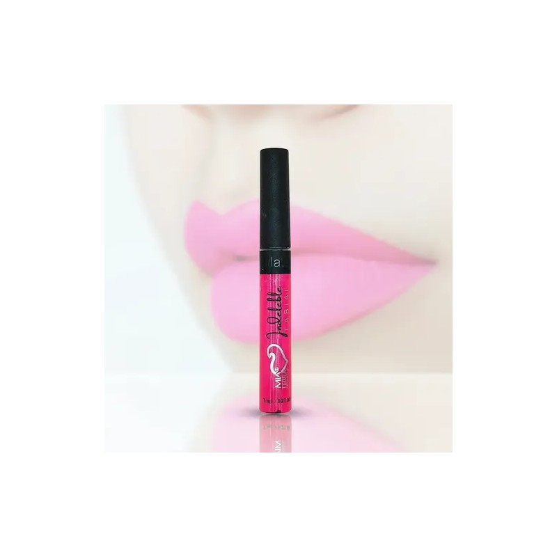 Labial Indeleble Mate Color Rosa Neón