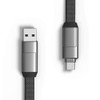 inCharge 6 MAX - 6in1 Keyring Cable - Mercury Grey