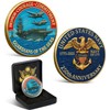 Navy 250th Anniversary Coin US 250th Commemorative Double-Sided Challenge Coin