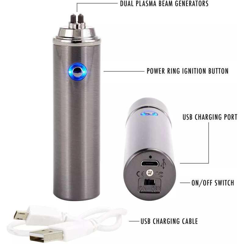Saberlight Sparq Rechargeable Splash and Wind Proof Flameless Butane Free