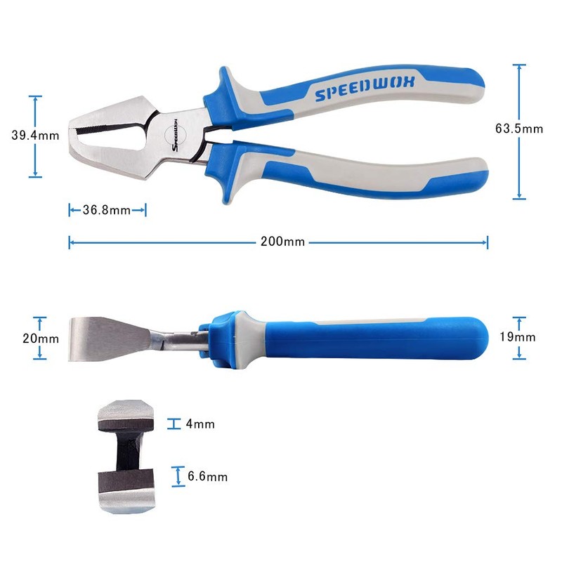 SPEEDWOX Glass Pliers, Thin Cutting Glass Cutter, Glass Pliers, Breaker,