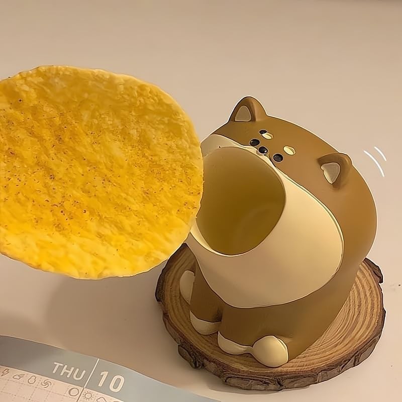 Ximimark 2pcs Nail Tools Polish Head Storage Container, Cute Cartoon