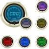LEVANLIGHT Black 7 Color LED Display Volt Voltmeter Gauge 8~18V