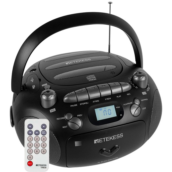 Retekess TR630 CD Cassette Player, Boombox CD Player AM FM