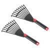 DOITOOL Hand Rake Garden Tool, 2PCS Plastic Hand Rake Soil
