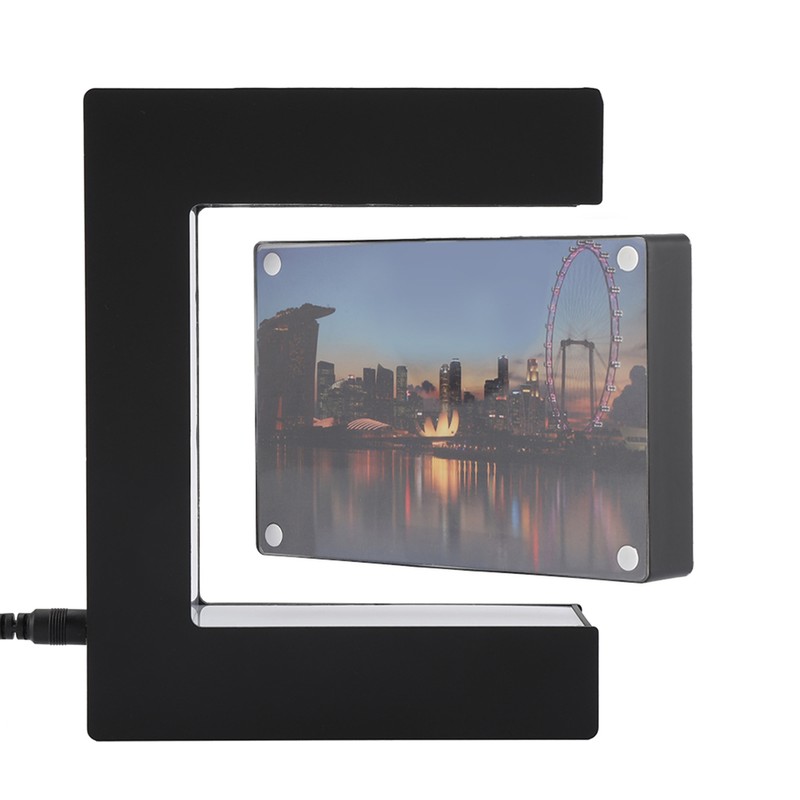 LED Magnetic Levitation Photo Frame Home Office Wedding Decoration