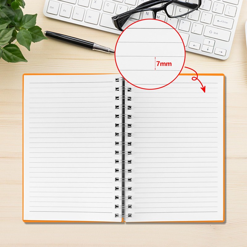 HIJYOO Notebook A5, 300 pages/150 sheets Wirebound Spiral Notebooks, A5