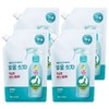 On the Body Cotton Foot Wash Your Feet Foot Shampoo Lemon Mint Fragrance Eco Refill Pack, 1 Pack, 4 Pieces, 500ml / 온더바디 코튼풋 발을 씻자 풋샴푸 레몬민트향 에코 리필팩, 1개입, 4개, 500ml
