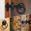 ZAVIA Garden Ring Gate Latch for Garden Gates 6” Door