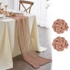 Nialnant 2 Pack Rosybrown Table Runners, Dusty Rose Dusty Rose