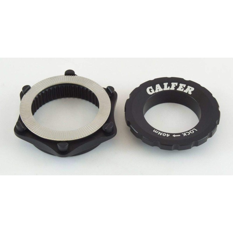 Galfer Center Lock Adapter for Adults, Unisex, Black, One Size