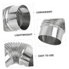 COHEALI 3pcs Stainless Steel Chimney Elbow Flue for Wood Stove