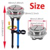 48mm/1.89 inch Dual Push Flushing Toilet Button Toilet Tank Button