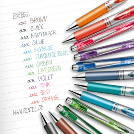 Pentel BL77-EX gel rollerball EnerGel BL77 with pressure mechanism, 0.7mm, 1 piece, dries lightning fast, no smudging
