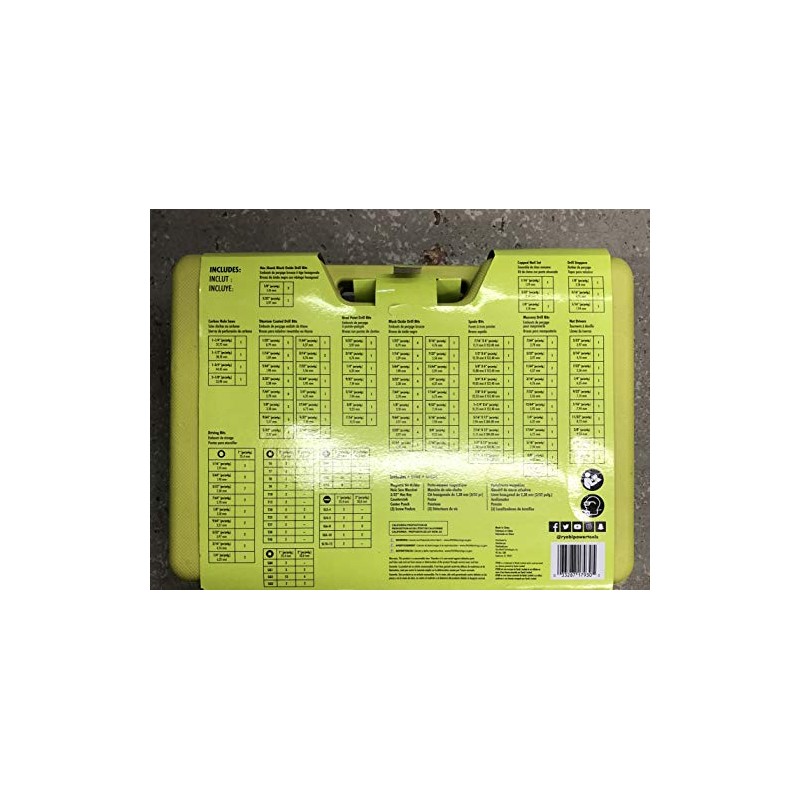 RYOBI Multi-Material Drill and Drive Kit (300-Piece) with Case