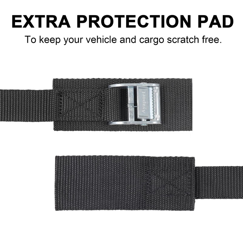 Ayaport Lashing Strap Tie Down Straps Cam Buckle Straps 12ft