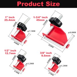 FullMayPro 4 Pack Hose Pinch Off Pliers Hose Clamp Pliers for Flexible Hoses Fuel Line Coolant Hose Radiator Hoses Clamp Tool etc, 3/8in 1/2in 1in 1-3/4in,Without Damaging the Line