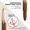 IATMOMOD Dual-Ended Highlight Contour Stick Highlighter Makeup Concealer, Waterproof, Long-Lasting,