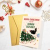 Funny Black Cat Christmas Card, Cute Christmas Card from Cat,