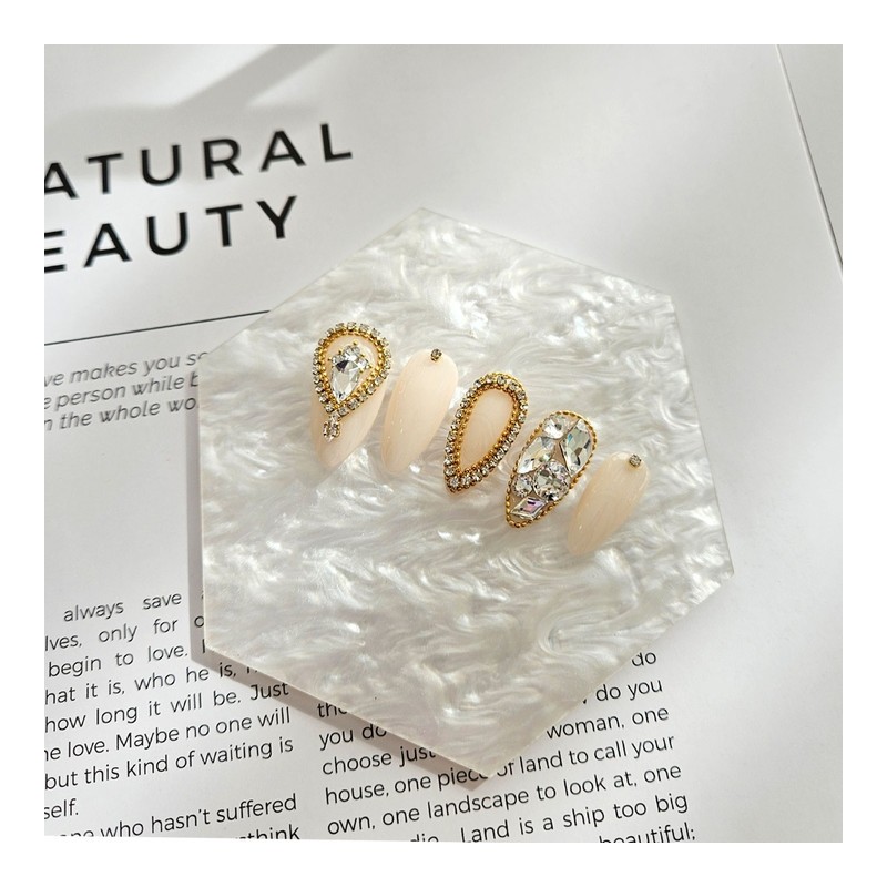 Tiara handmade nail tips - Oval / 티아라 수제네일팁 -