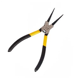 SUPERTOOL Snap Ring Pliers Mini Long Nose/Straight/Curved Inside/External Circlip Pliers for DIY and Woodworking (7 Inch Inner Straight)