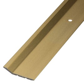 Gedotec Aluminium Transition Profile With Holes, Aluminium End Profile, Height Compensation Floor Strip, Silver Anodised, Cover Strip, Transition Rail For Screwing, Pack of 1 x 100 cm