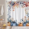 MYYJYY Fall Pumpkin Shower Curtain 70" W x 70" L