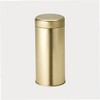 teemando® Glory Tin Gold 130 g Tinplate, Gold, Round, Slip-On