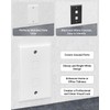 VCE 30-Pack Blank Keystone Jack Inserts for Keystone Wall Plate