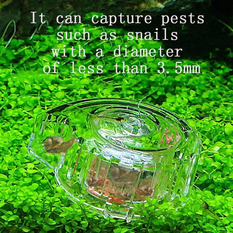 HIERYAN Snail Tool Aquarium Snail Trap Snail Box with Fishing