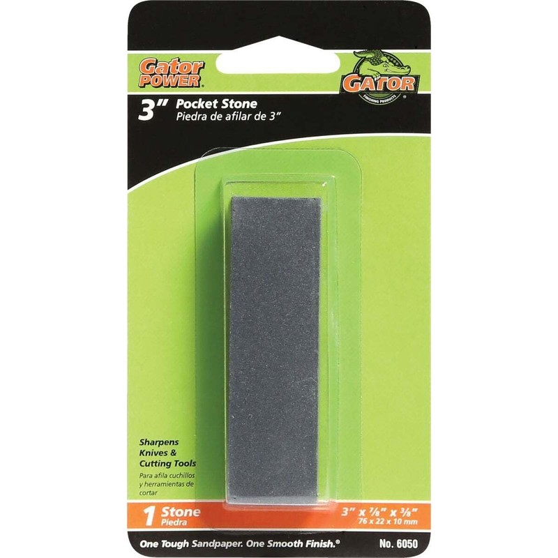 ALI Industries 6050 Pocket Sharpening Stone, 3-Inch x 7/8-Inch, Pack
