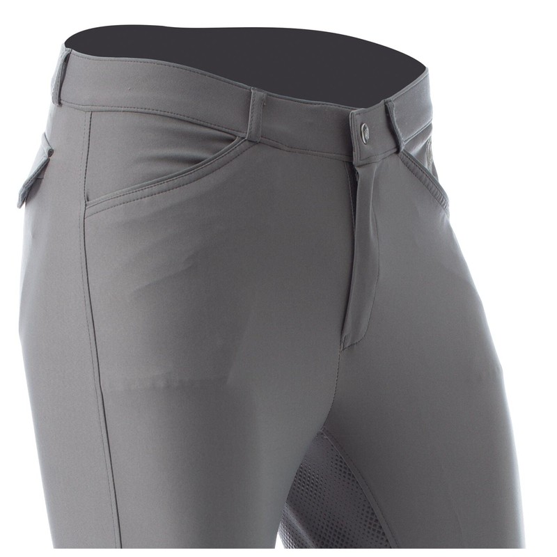 Equinavia Erik Mens Full Seat Breeches - Steel Grey -