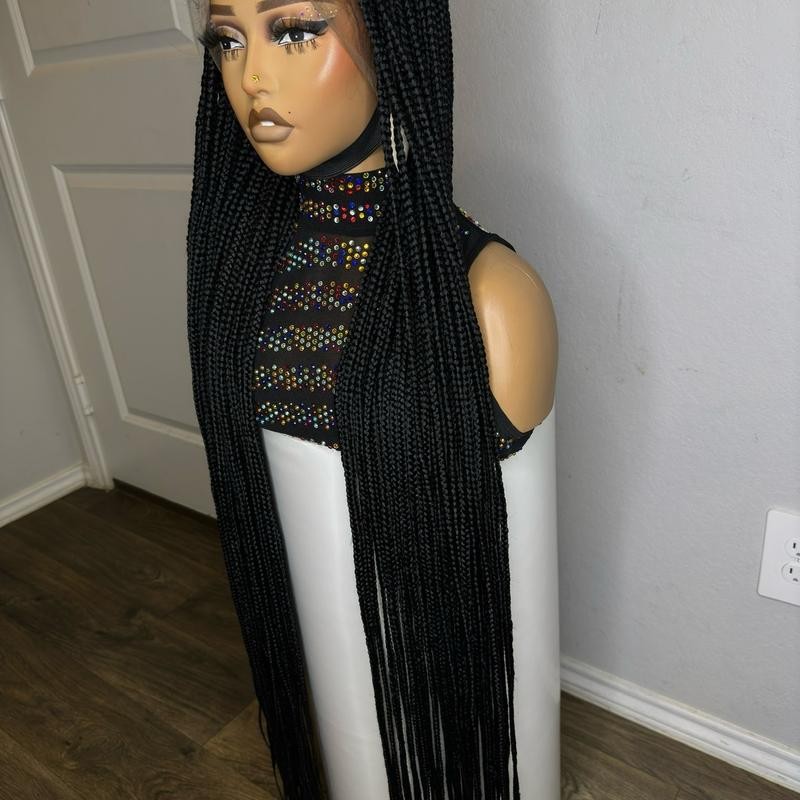 40 inches knotless braided wig