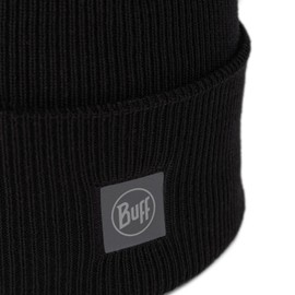 Buff Crossknit Beanie, Black, One Size, Solid Black