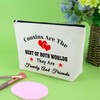 Cousin Gifts for Women Makeup Bag Cousin Birthday Gifts Cousin
