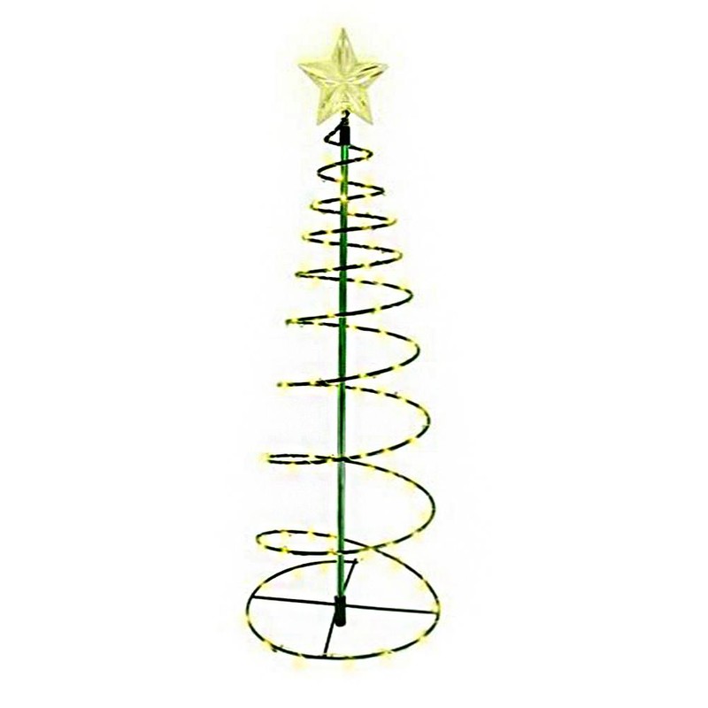 LED Christmas Tree Lights Christmas Tree Spiral String Lamps Xmas