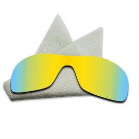 24K Golden Mirrored Polarized Lenses Replacement for Oakley Antix Sunglasses