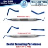 INSTUMAX 23Pc Professional Periodontal Kit Gracey Curettes, Molt Elevator Surgical