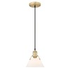 Golden Lighting Orwell 1-Light Mini Pendant in Brushed Champagne Bronze