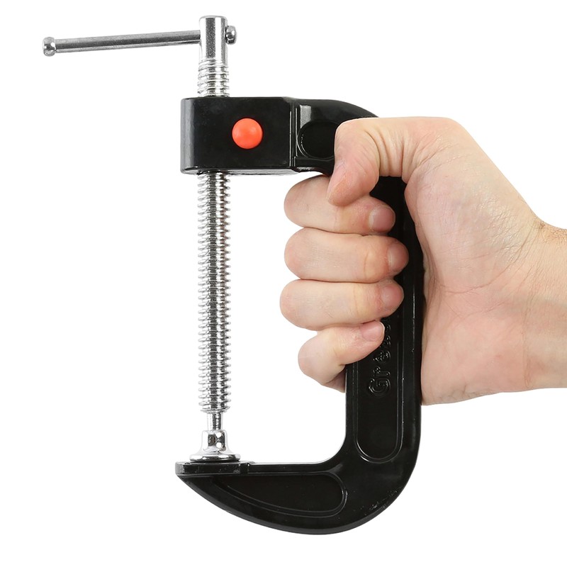 GreatNeck QRCC4 4 Inch Quick Release C-Clamp, Auto Repairs, Welding,